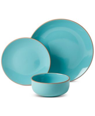 12 Pc. Stoneware Dinnerware Set, Service for 4