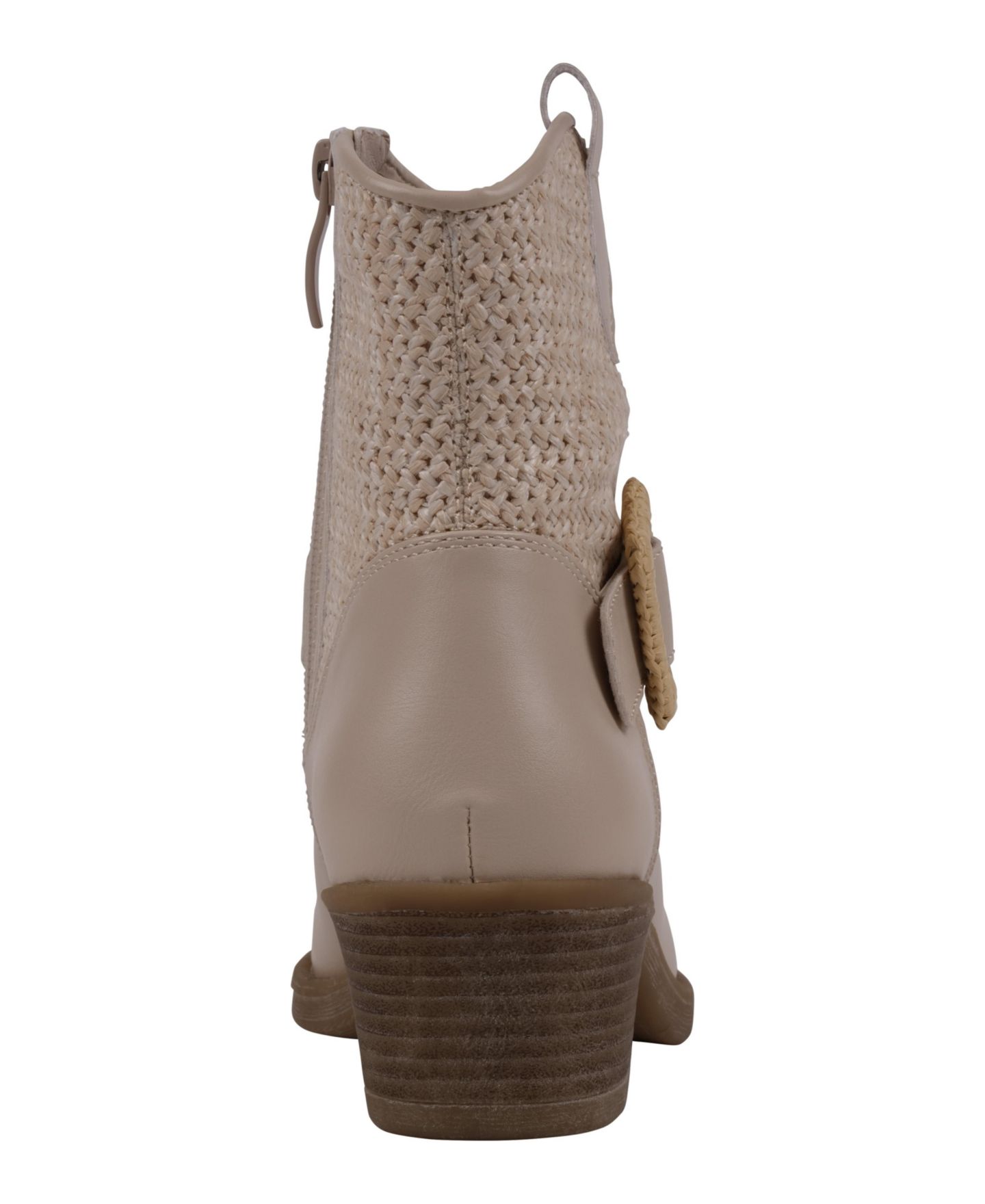 Женские ботинки GC Shoes Avery Woven Western Ankle, цвет: Бежевый — фото 3
