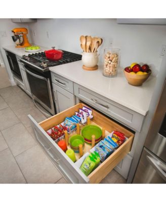 24x21" Trimmable Pegboard Drawer Organizer with 9 Pegs, 4DPS-2421