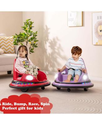 12V Kids Electric Ride On Bumper Car Battery Powered Bumper Car with Remote Control