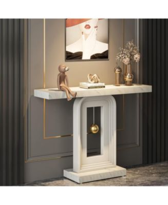Tribesigns Modern Console Table, 40 Inches Narrow Sofa Entryway Table ...