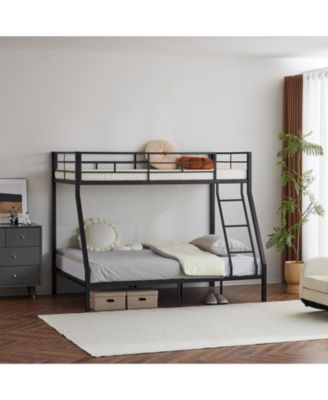 Twin Over Full Metal Bunk Bed – Sturdy Bunk for Kids, Teens, and Adults