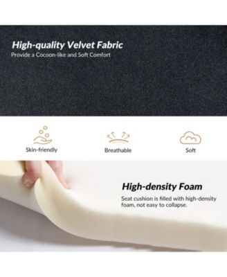 Lilia Contemporary Velvet Upholstered Accent Chair with Metal Base