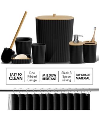 25 Piece Complete Bathroom, Vanity & Shower Accessories Set