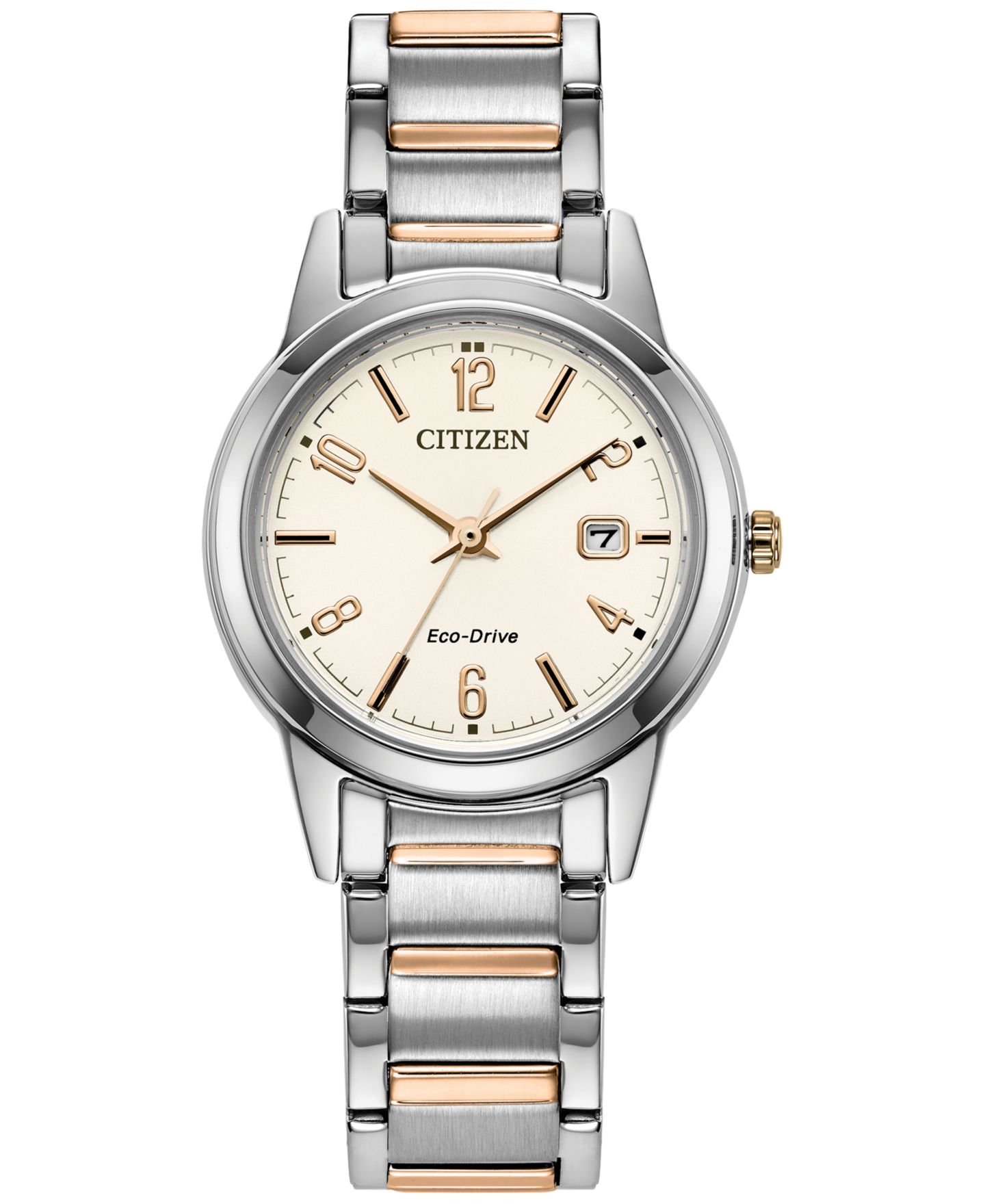 Женские часы Citizen Eco-Drive Two-Tone Stainless Steel Bracelet Watch 29mm — фото 1