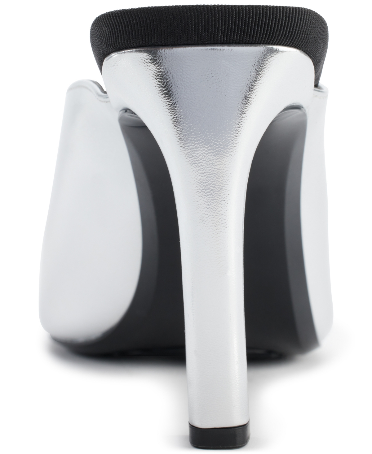 Shop Dkny Women's Cadena Slip On Mule Pumps In Silver