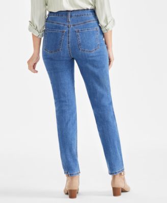 Women's High Rise Straight-Leg Jeans, Regular, Short and Long Lengths, 2PS-28W, Created for Macy's
