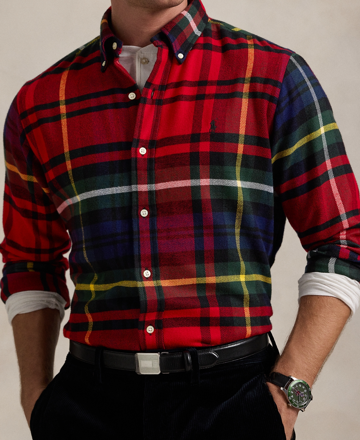 Polo Ralph Lauren Men's Classic-Fit Plaid Flannel Shirt