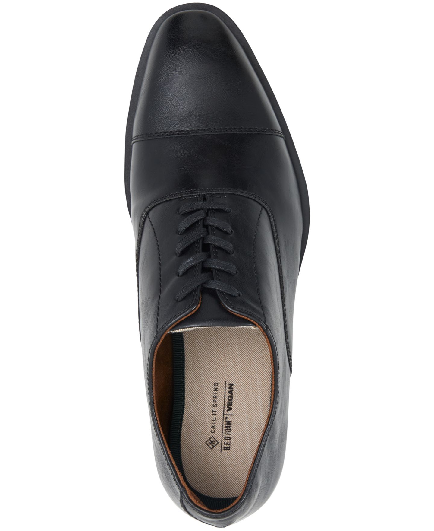 Обувь Call It Spring Men's Finch Synthetic Oxford, цвет: Чёрный — фото 4