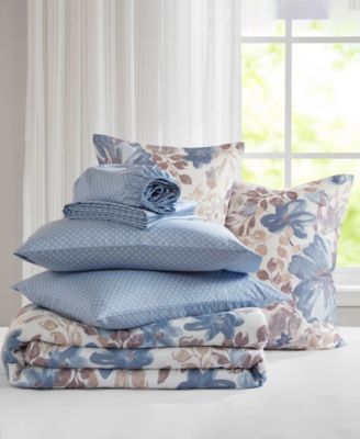Luna Floral 7-Pc. Comforter, Queen