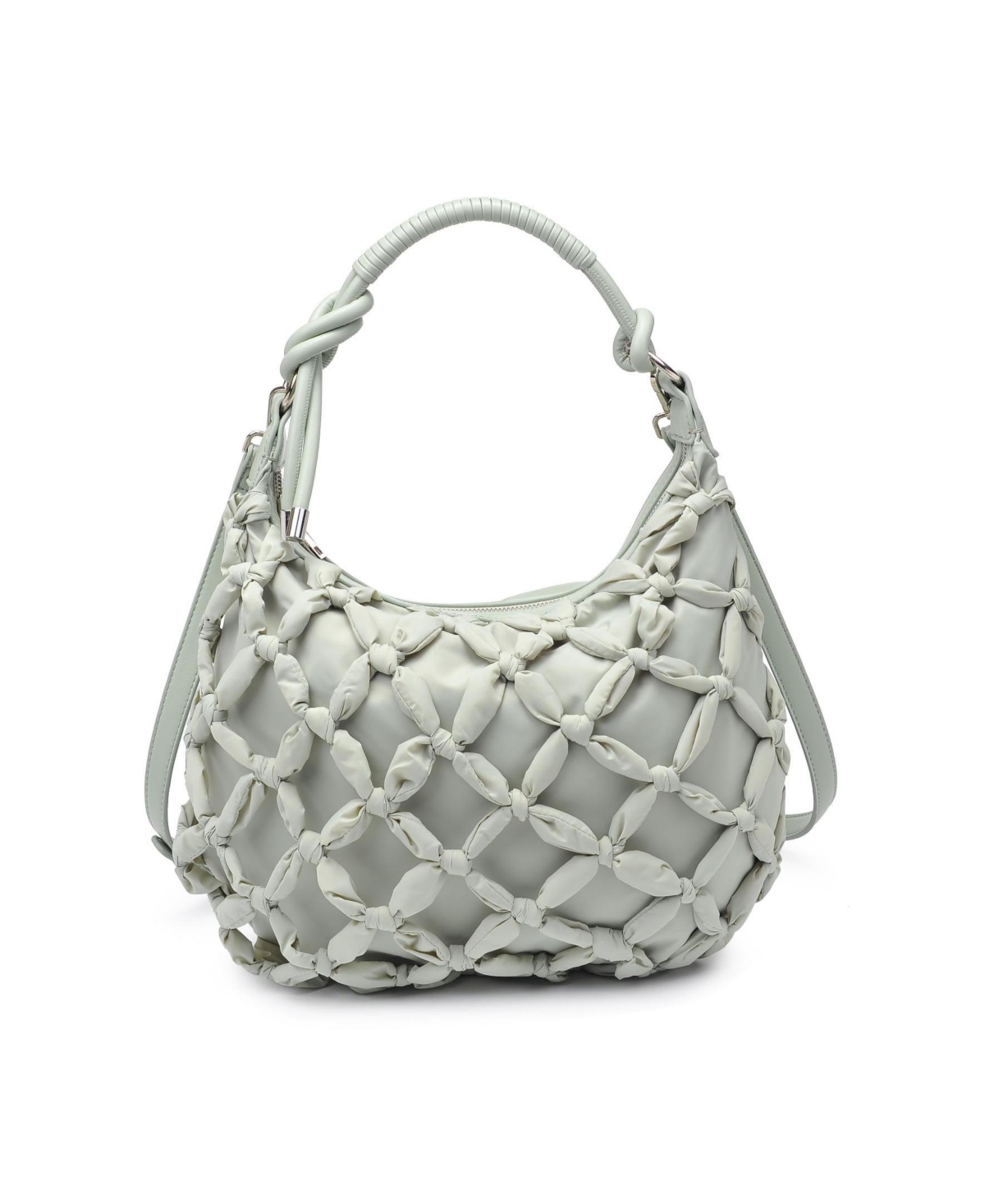 Moda Luxe Leslie Knotted Hobo Bag In Sage