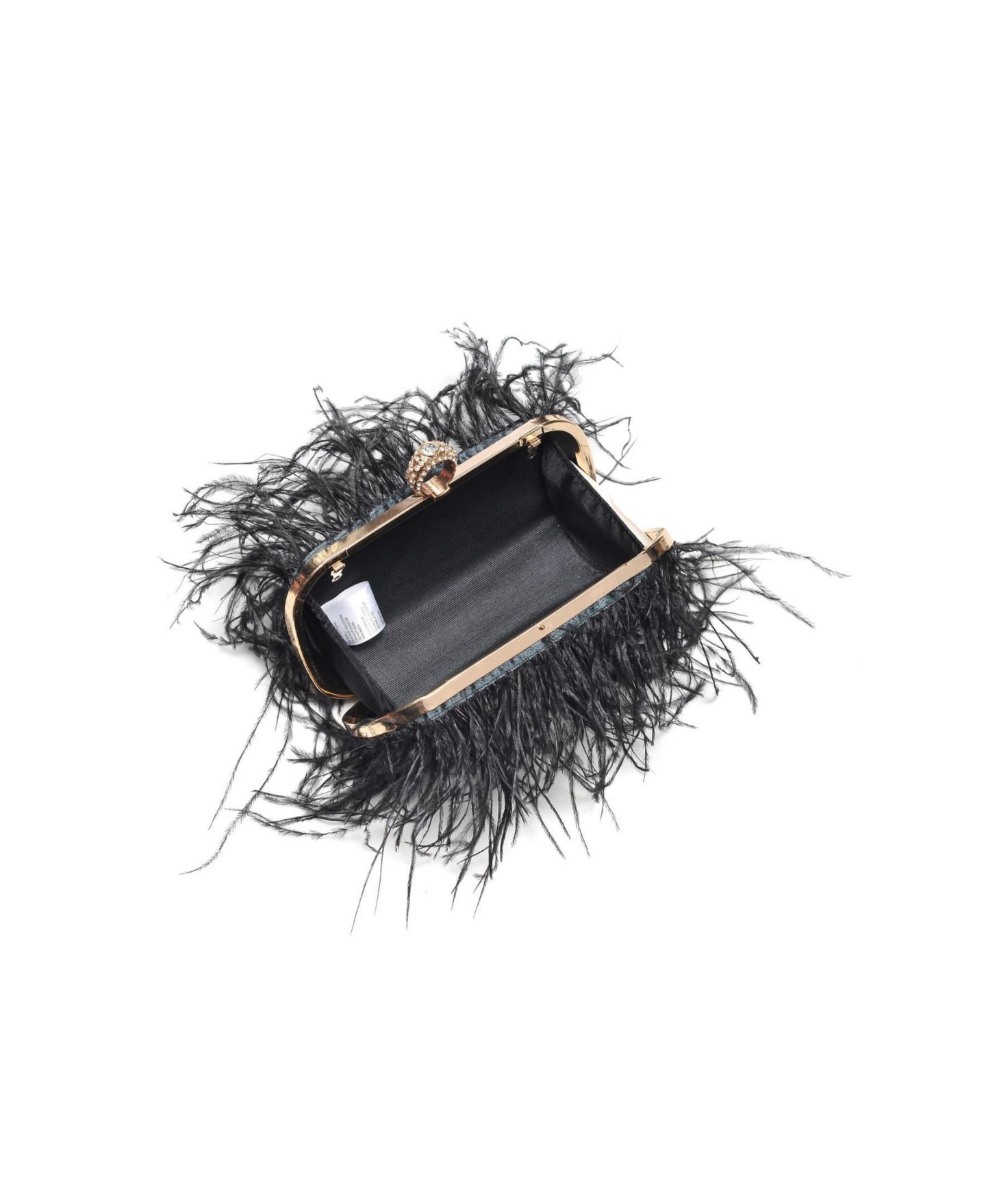 Женская сумка Moda Luxe Harlow Feather Evening, цвет: Чёрный — фото 3