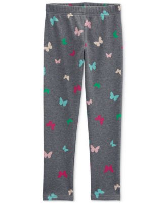 Carter's - Little & Big Girls Butterfly-Print Cozy Fleece Leggings
