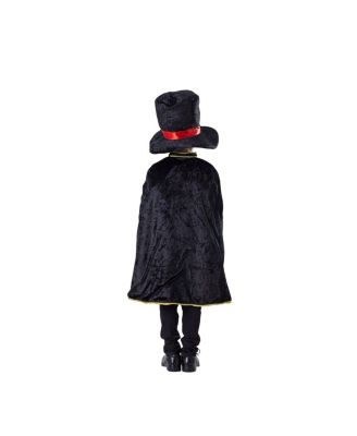 Dress Up America Toddler Black Velvet Magician Costume Set