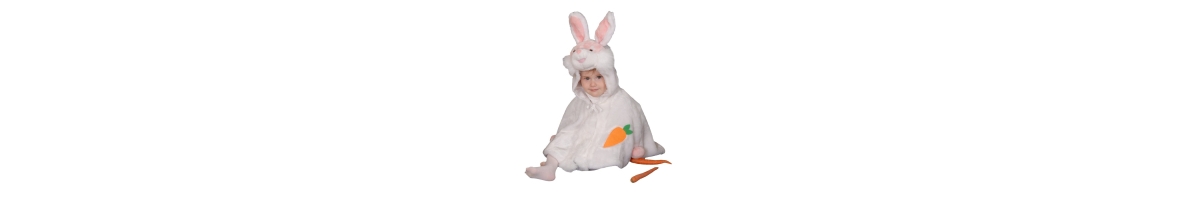 Dress Up America Easter Bunny Onesie Costume - Toddlers Boys & Girls