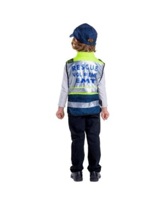 Dress Up America Toddler EMT Vest, Bag & Cap Costume Set