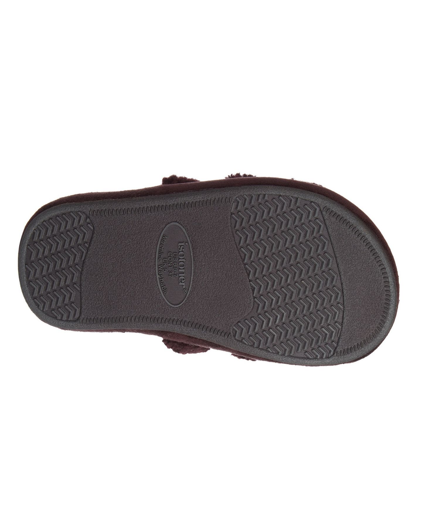 Женские тапочки Isotoner Signature Berber Slide Slippers, цвет: Синий туманный — фото 11