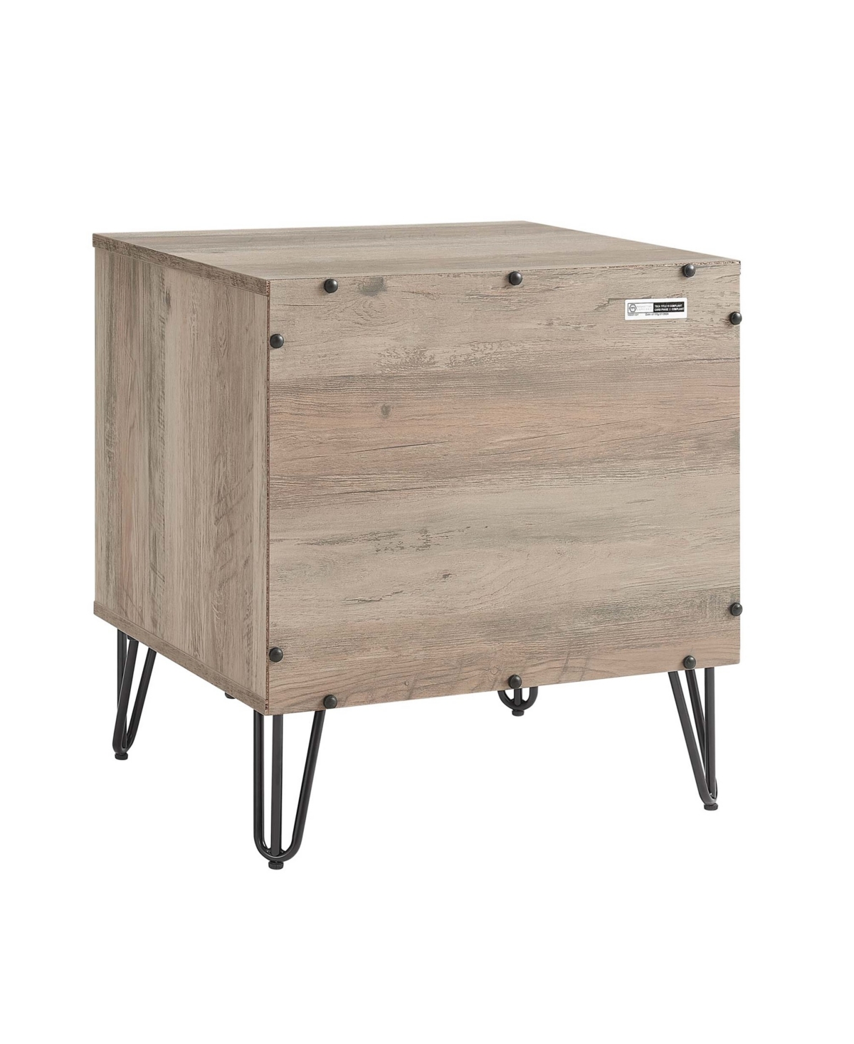 MANHATTAN COMFORT 1- PIECE DUMBO MEDIUM-DENSITY FIBERBOARD 1-DRAWER MODERN NIGHTSTAND 