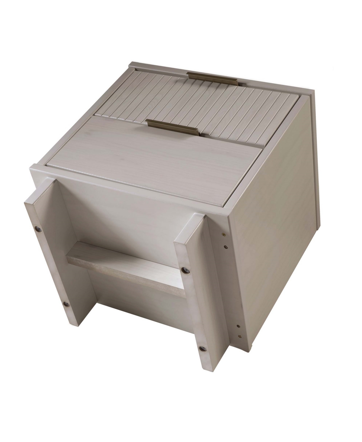 Manhattan Comfort 2-Piece Granville Solid Pine Wood 2-Drawer Nightstand Set