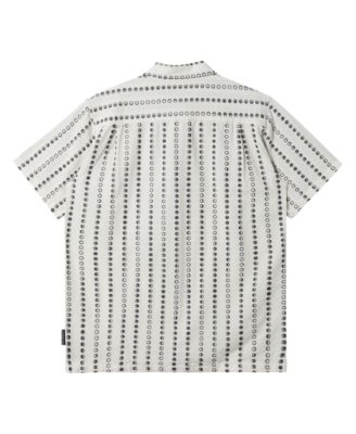 Men's Lunar Phases Casual Short Sleeve Shirt