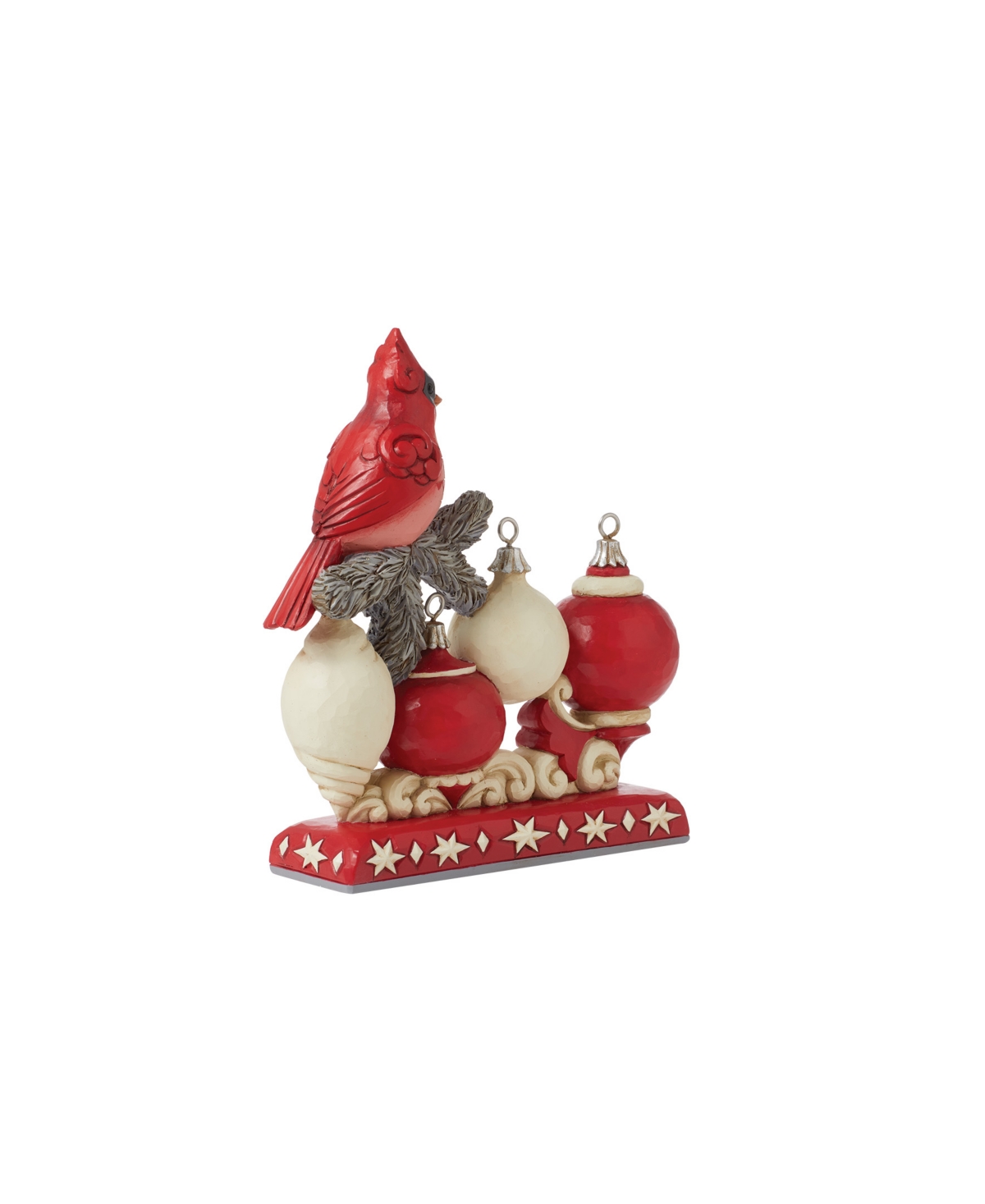 Jim Shore Nordic Noel Cardinal Figurine In Multi