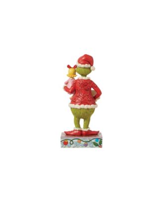Grinch and Cindy Lou Naughty and Nice Signs Figurine