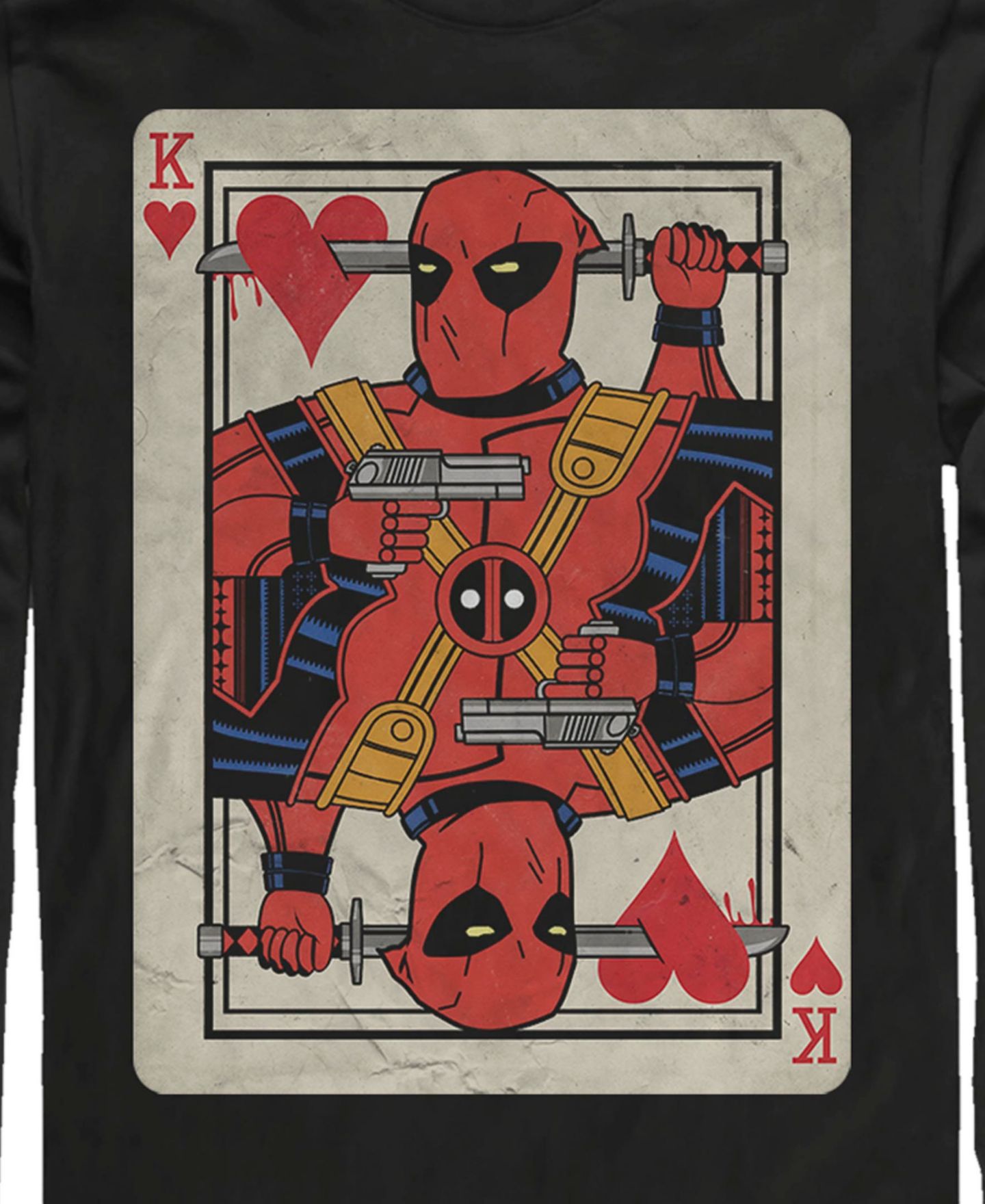 Мужская футболка Fifth Sun Dead Pool King Long Sleeve, цвет: Чёрный — фото 3