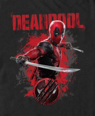 Men's Deadpool Paint Dump Short Sleeve T-Shirt
