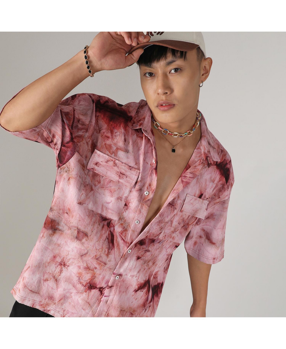 Oversized Line Strokes Shirt