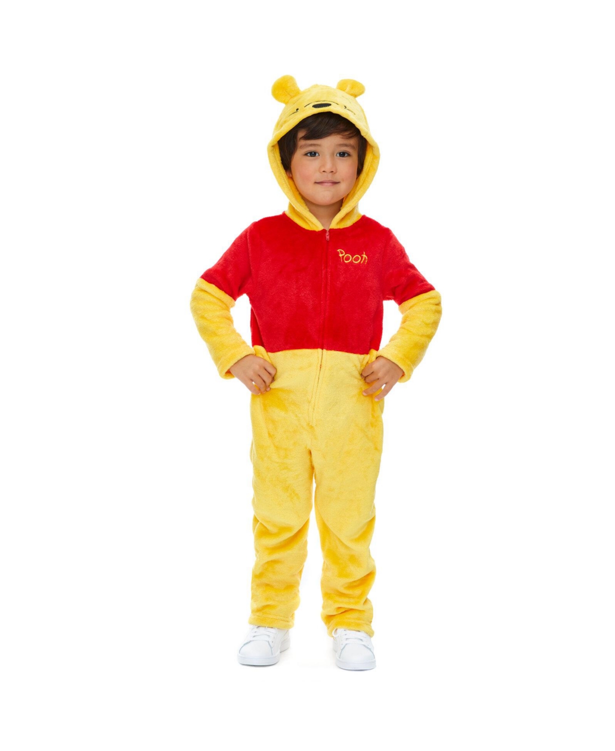 Toddler Boys Disney Tigger Eeyore Zip Up Cosplay Coverall Tail - Winnie the pooh