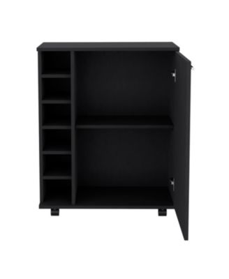 Tilden Bar-Coffee Cart 32" H, Kitchen & Living Room Cabinet Storage