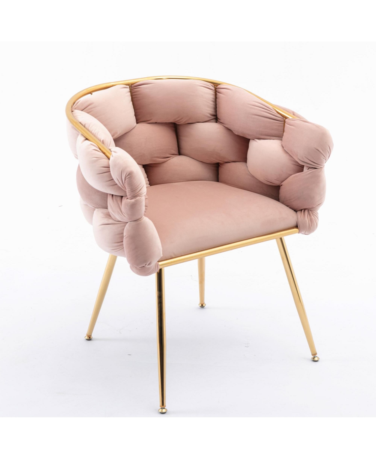 Slickblue Luxury Modern Velvet Single Sofa Chair Simple and Elegant Leisure Seating