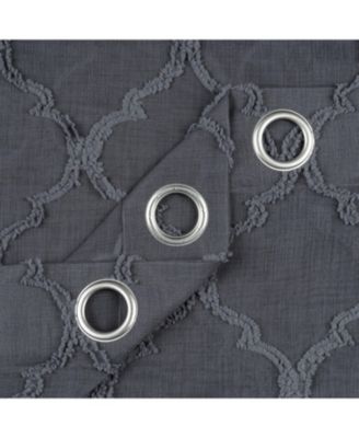 Premium 2-Panel Faux Linen Shimmer Textured Sheer Curtain Panels - for Windows Living Room Bedroom Office - Translucent Window Drapes for Home- 52 x 63 Inches Long - Taupe