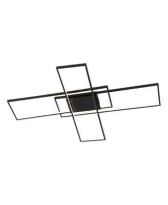 Palco Contemporary Minimalist Metal Adjustable Dimmable Geometric Integrated LED Flush Mount