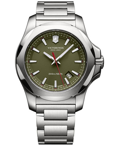 Victorinox Swiss Army Men's I.N.O.X. Stainless Steel Bracelet Watch 43mm 241725.1