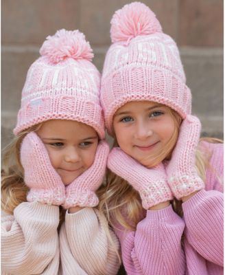 Girls Girls  Pink Mittens