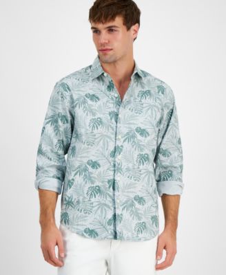 Tommy Bahama - Men's Digital Palms Regular-Fit Printed Button-Down Shirt