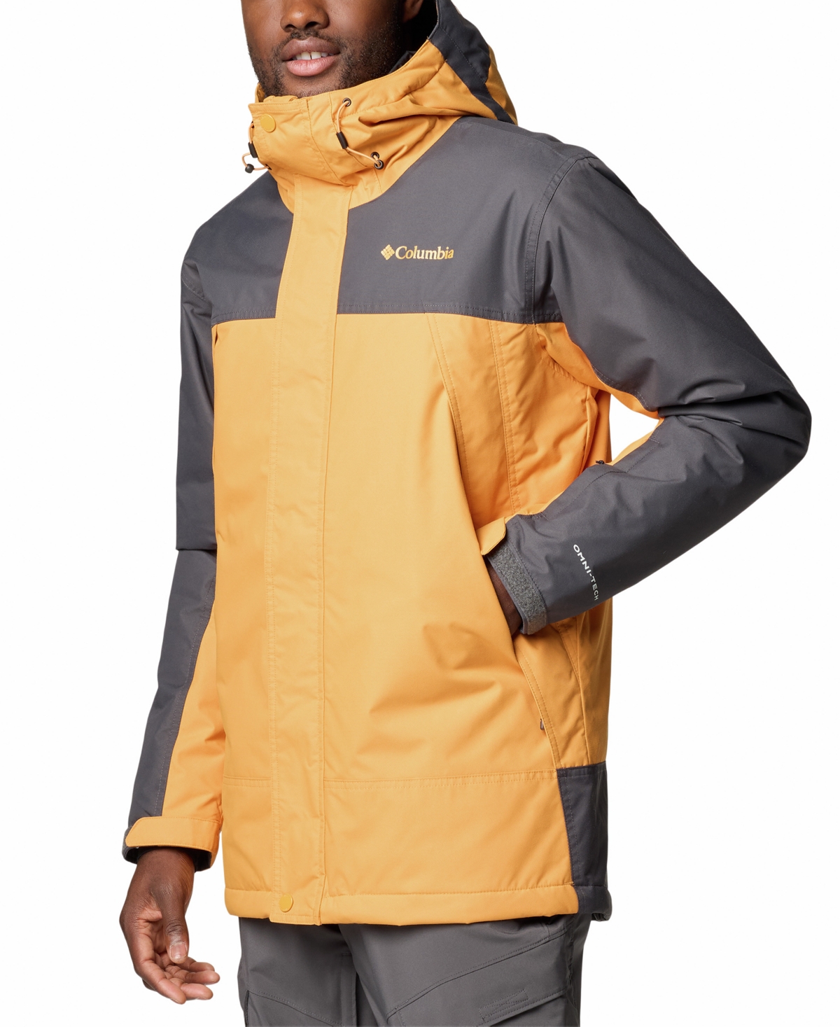 Shop Columbia Men's Shotski Tech Ski Jacket In Sunstone,shark
