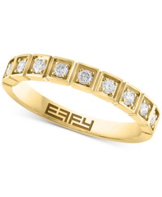 EFFY Collection - Diamond Square Style Band (1/4 ct. t.w.) in 14k Gold
