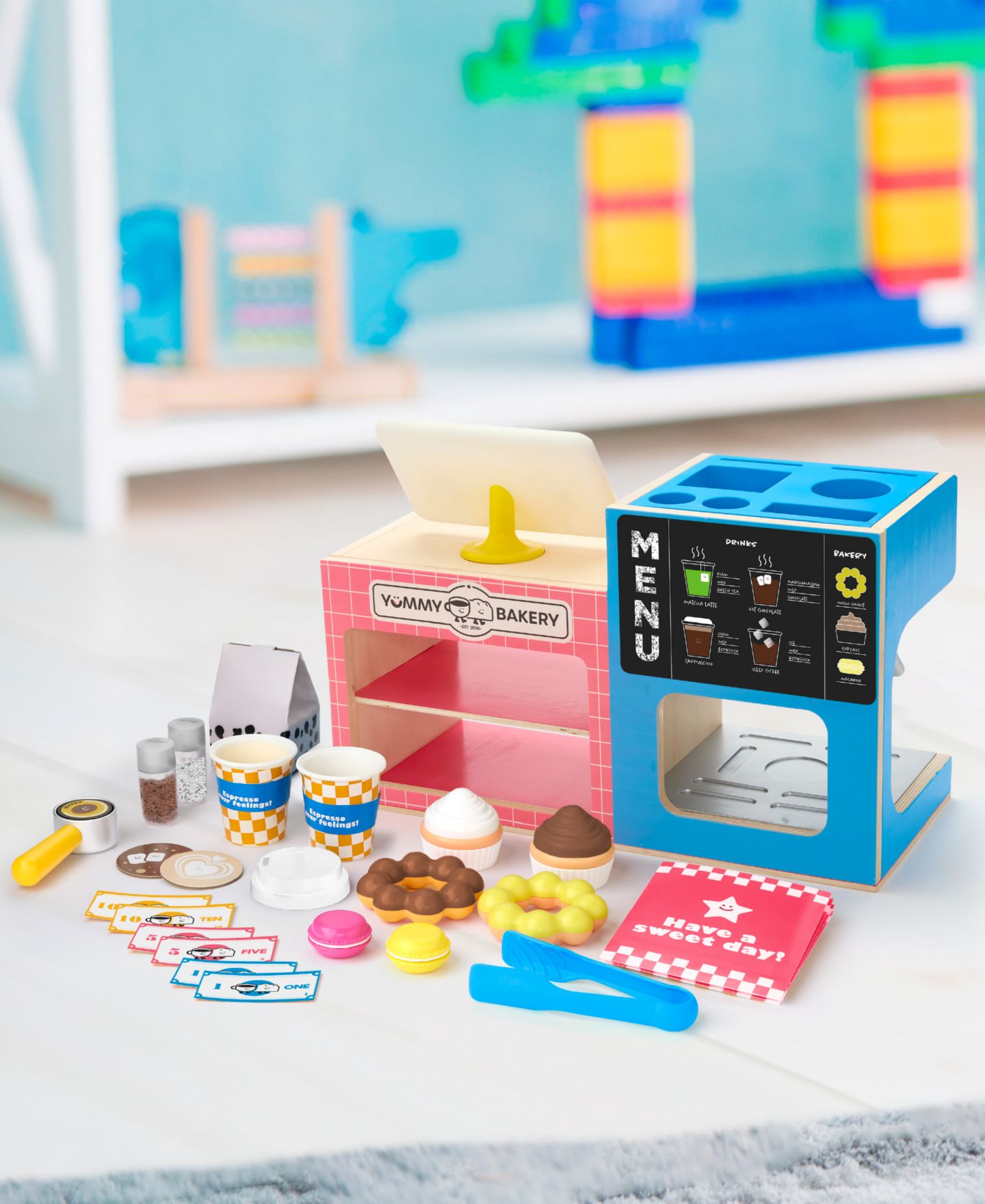 Детский игровой набор Geoffrey's Toy Box Cafe Cake Bakery Coffee Shop Playset — фото 7