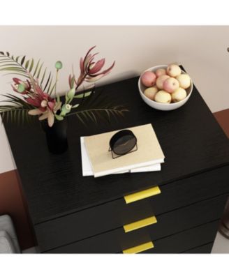 Minimalist style white double door wardrobe, bedroom Armoire, wooden Closet