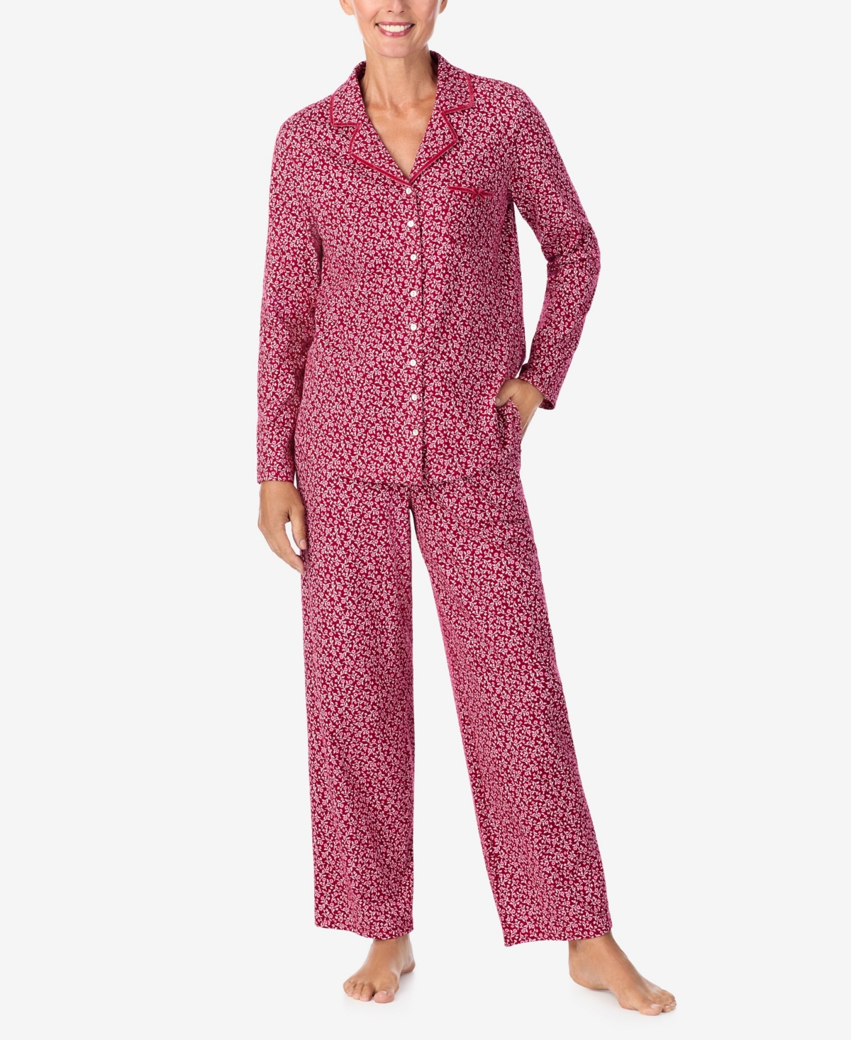 Aria Women's Long Sleeve Pajama Set