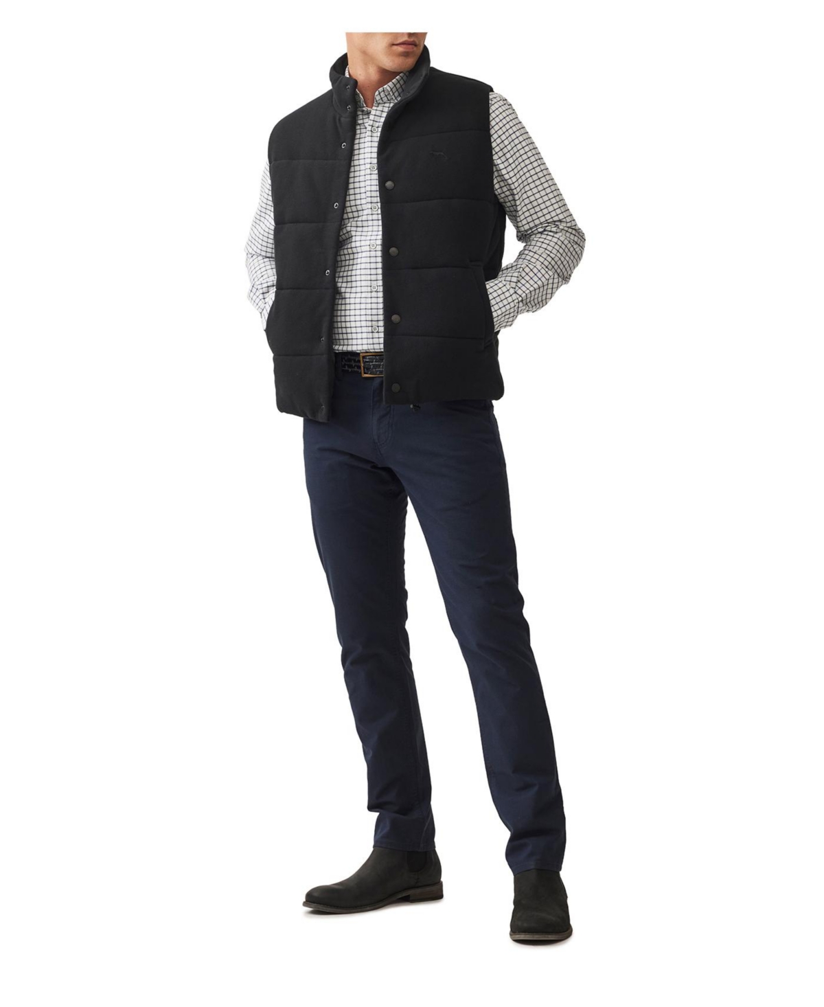 Rodd & Gunn Men's Lake Ferry Stand Collar Vest