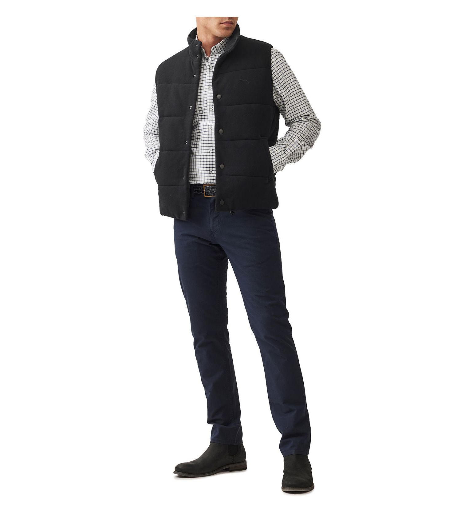 Men's Lake Ferry Cotton Vest