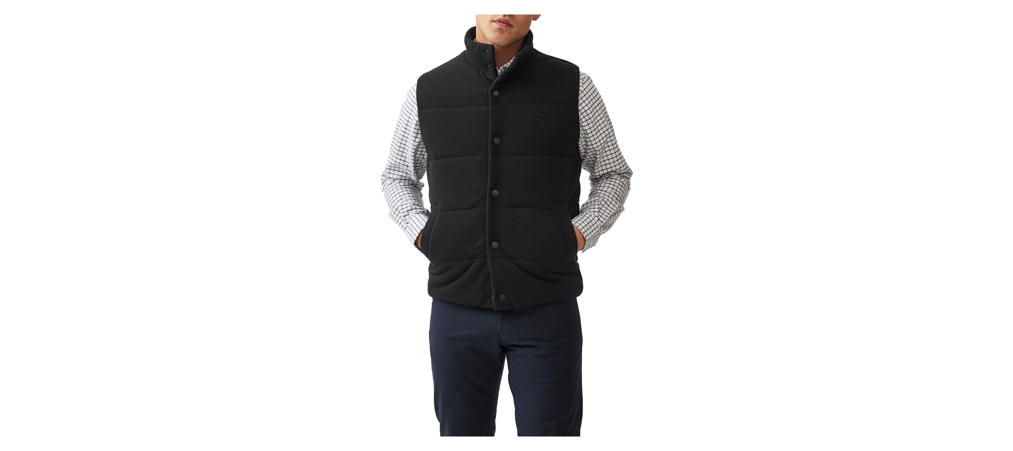 Rodd & Gunn Men's Lake Ferry Stand Collar Vest