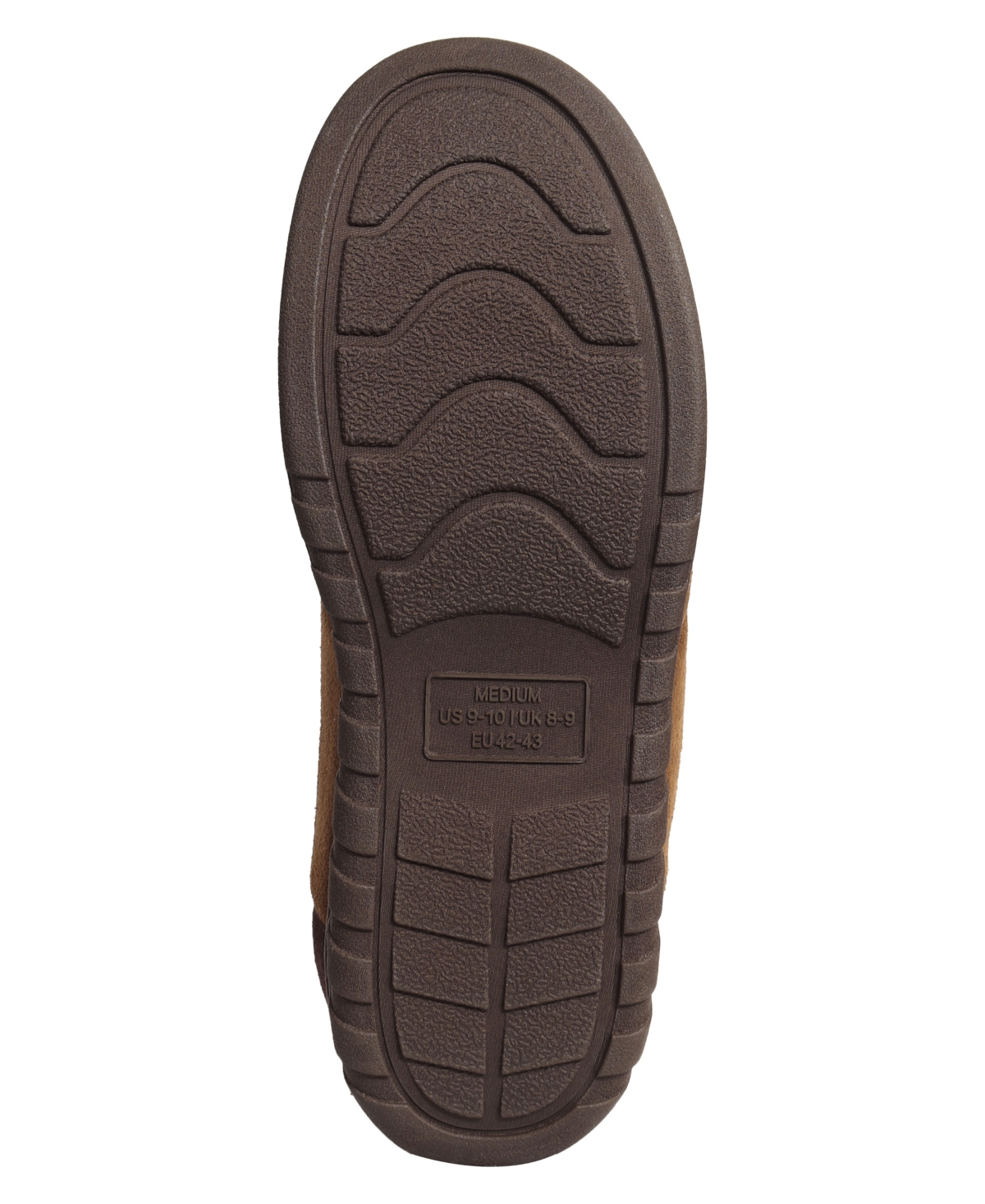 Weatherproof Men's Microsuede Puffer Clog with Tipped Shearling Faux Fur Lining Indoor-Outdoor Sole Shoe