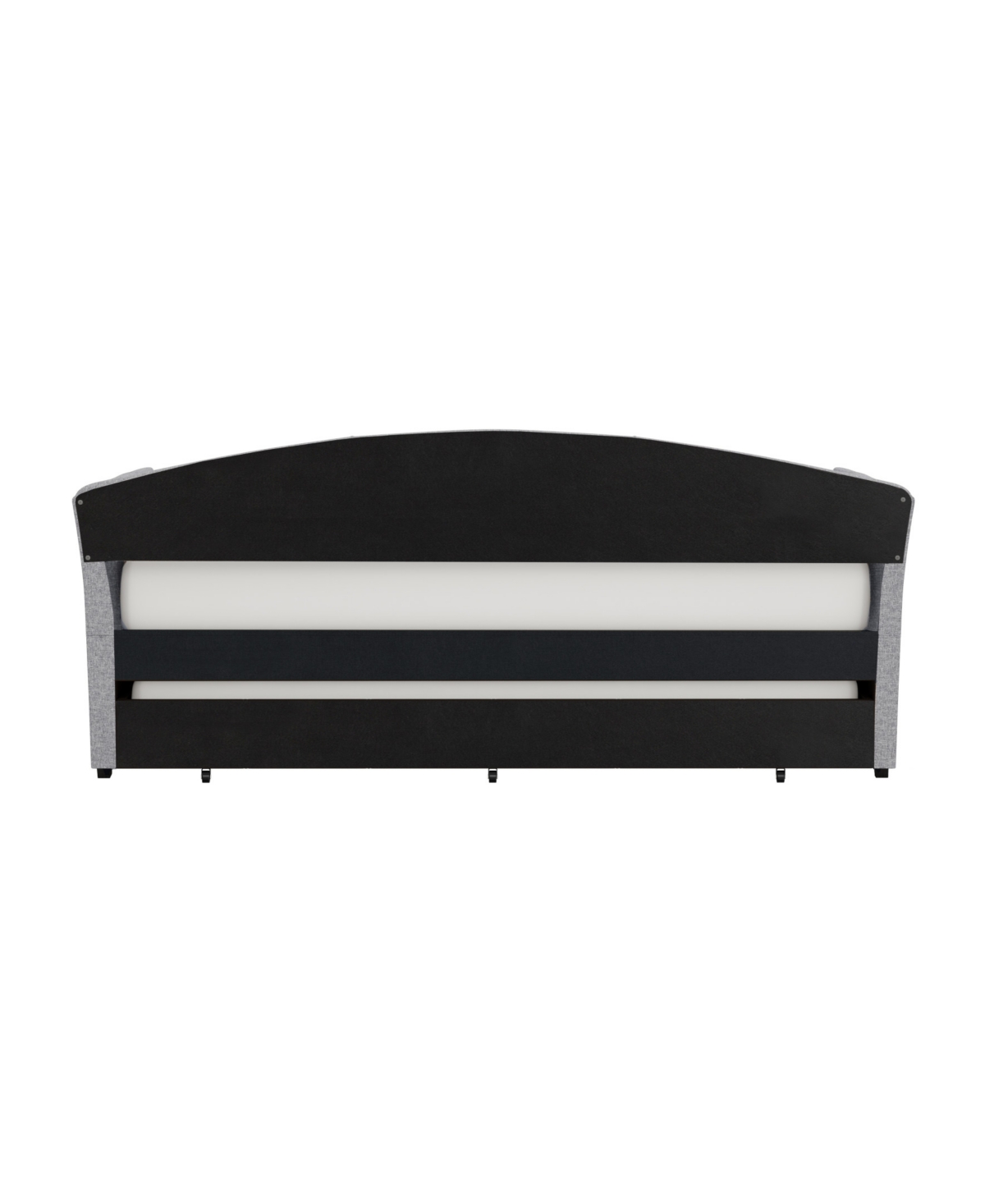 Hillsdale 31" Wood Westchester Upholstered Twin Daybed In Smoke Gray