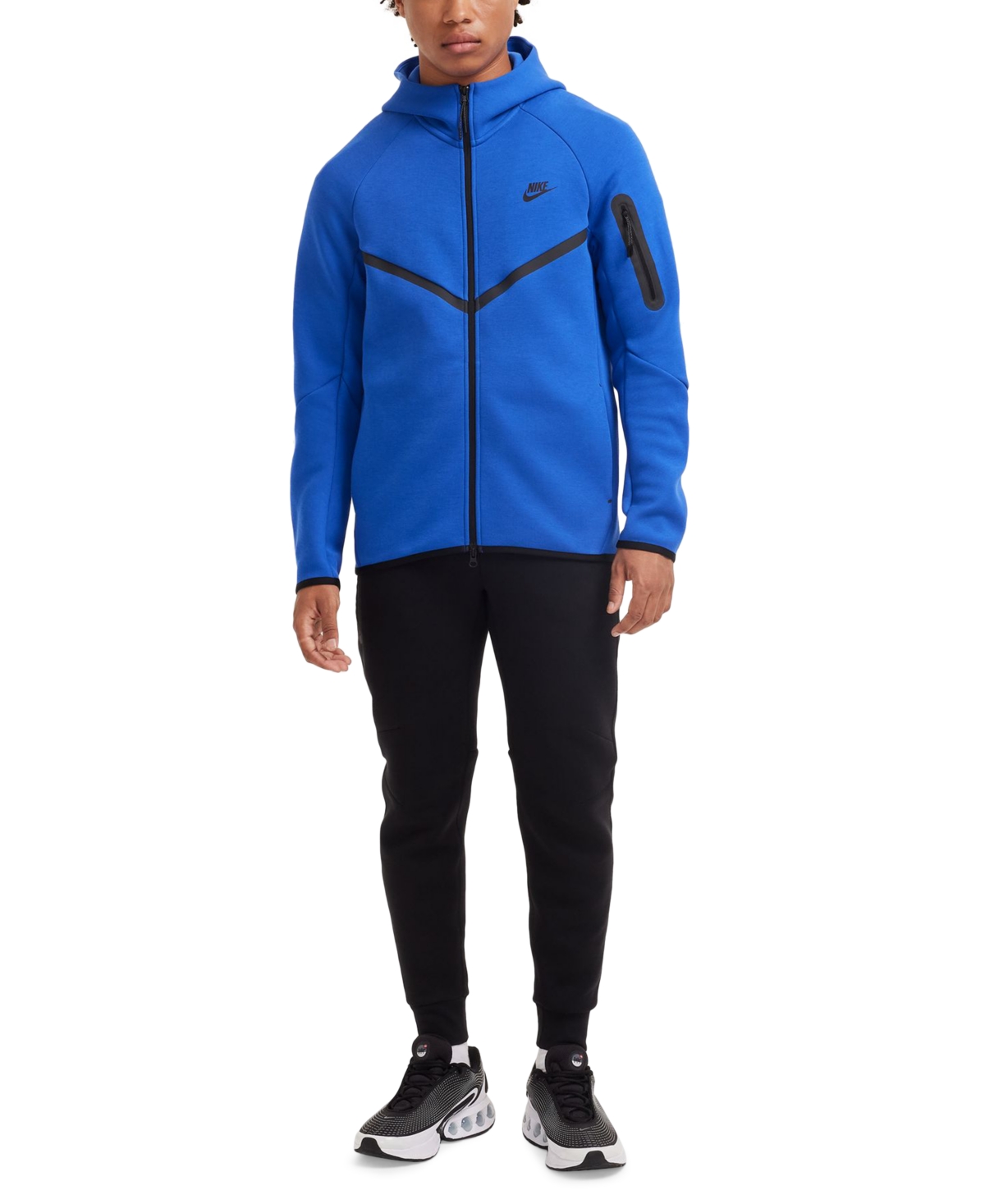 Nike Tech Windrunner Zip Hoodie In Gamerl,bla