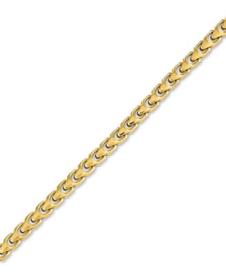 Gold-Tone Stainless Steel Link Bracelet