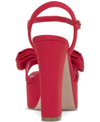 Jessica Simpson Women's Lollien Bow Platform Sandals - Macy's